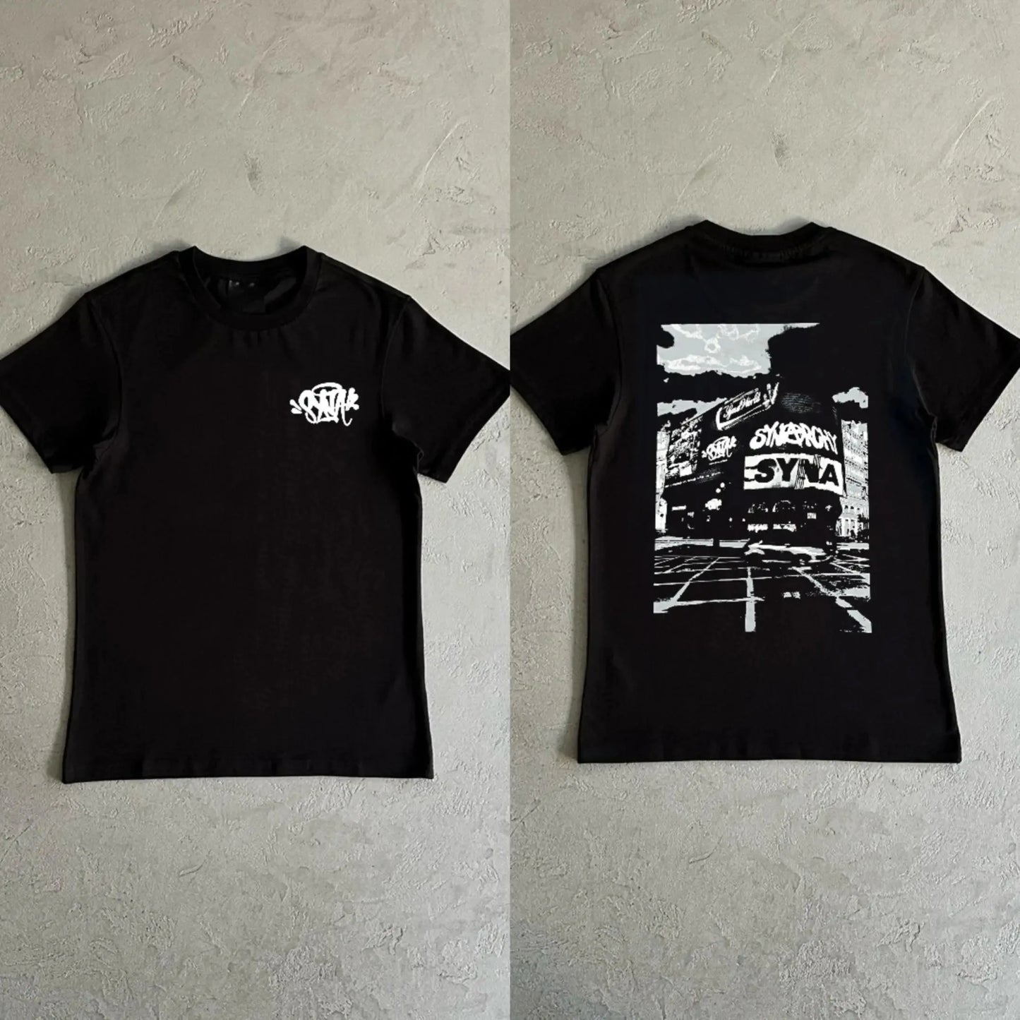 Urban Cotton Short-sleeved T-shirt Breathable Hip-hop Rap Street Clothes