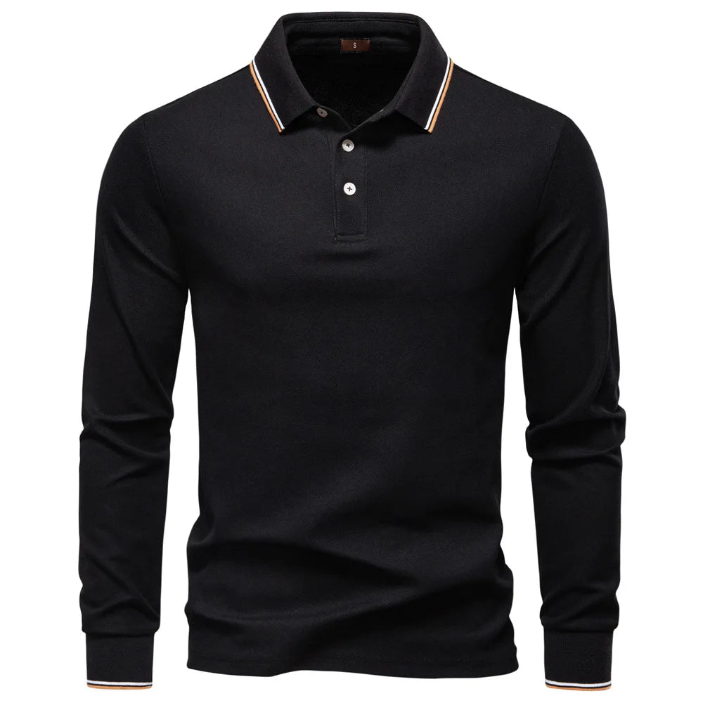 Men's Urban Fall Long-sleeved Polo Shirt - Craftklart.store