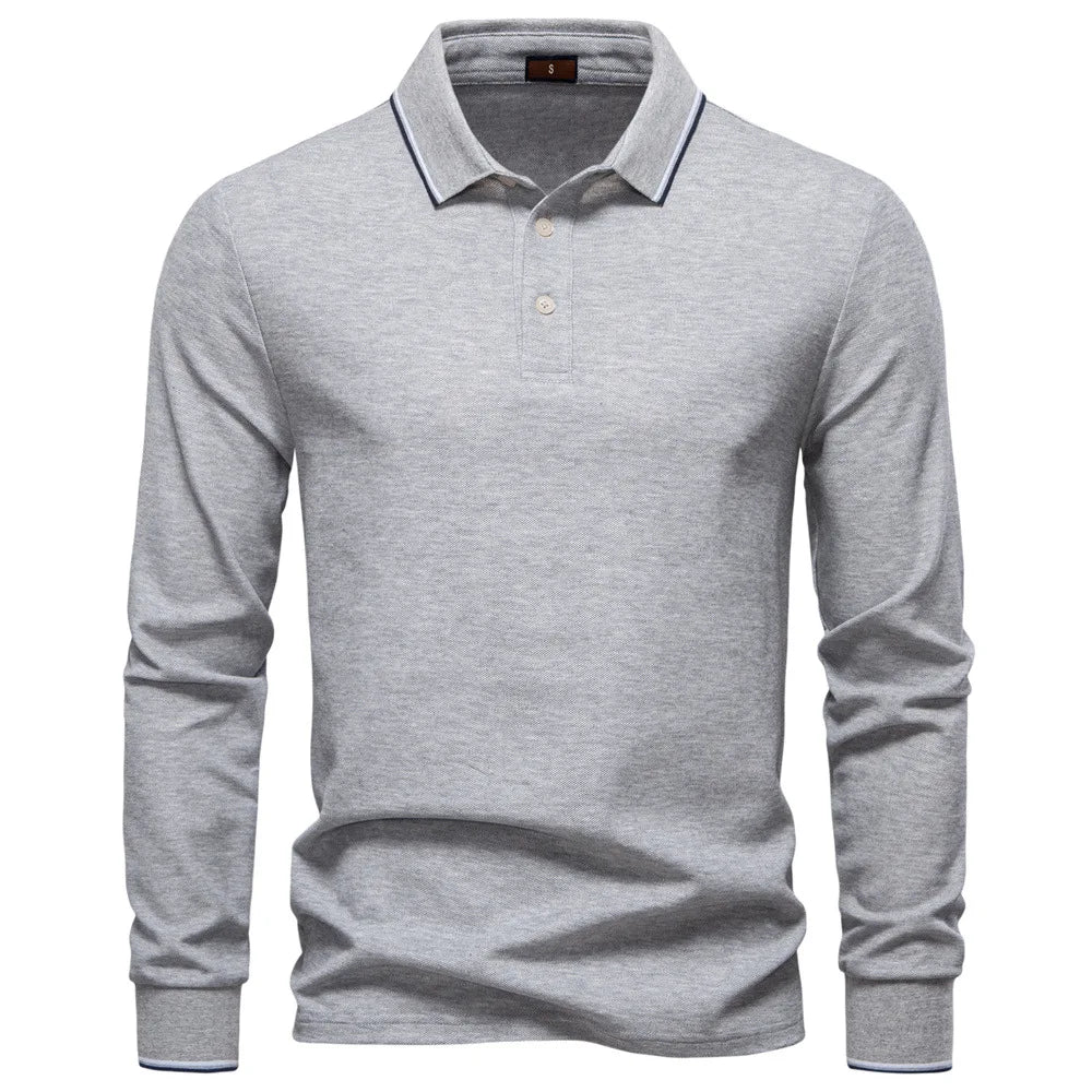 Men's Urban Fall Long-sleeved Polo Shirt - Craftklart.store