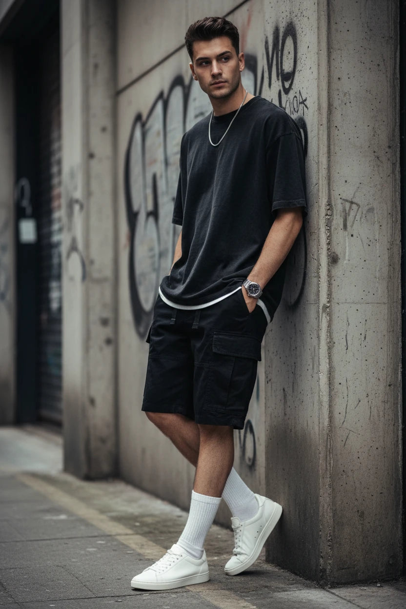 Heavyweight Cotton Cargo Shorts