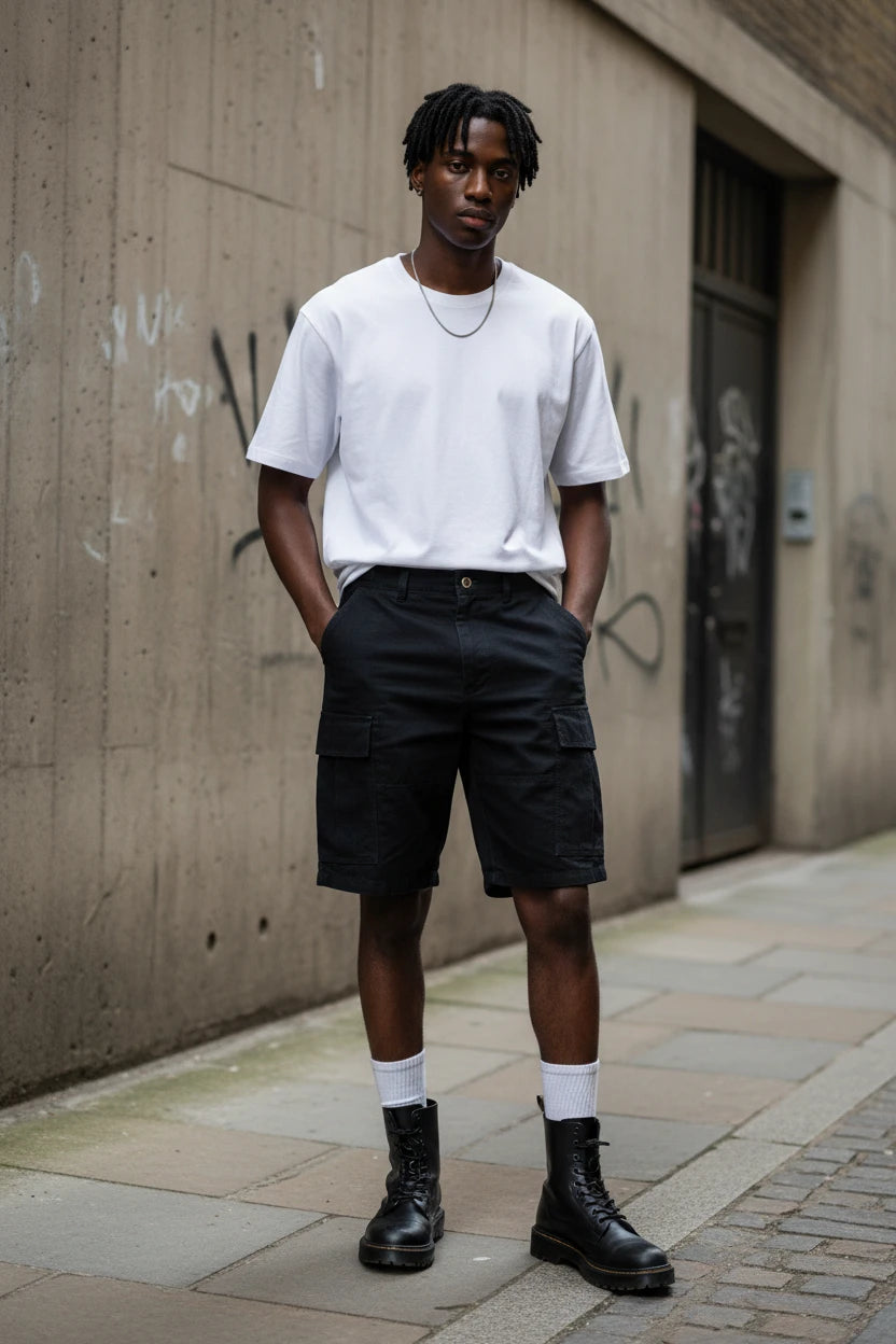 Heavyweight Cotton Cargo Shorts