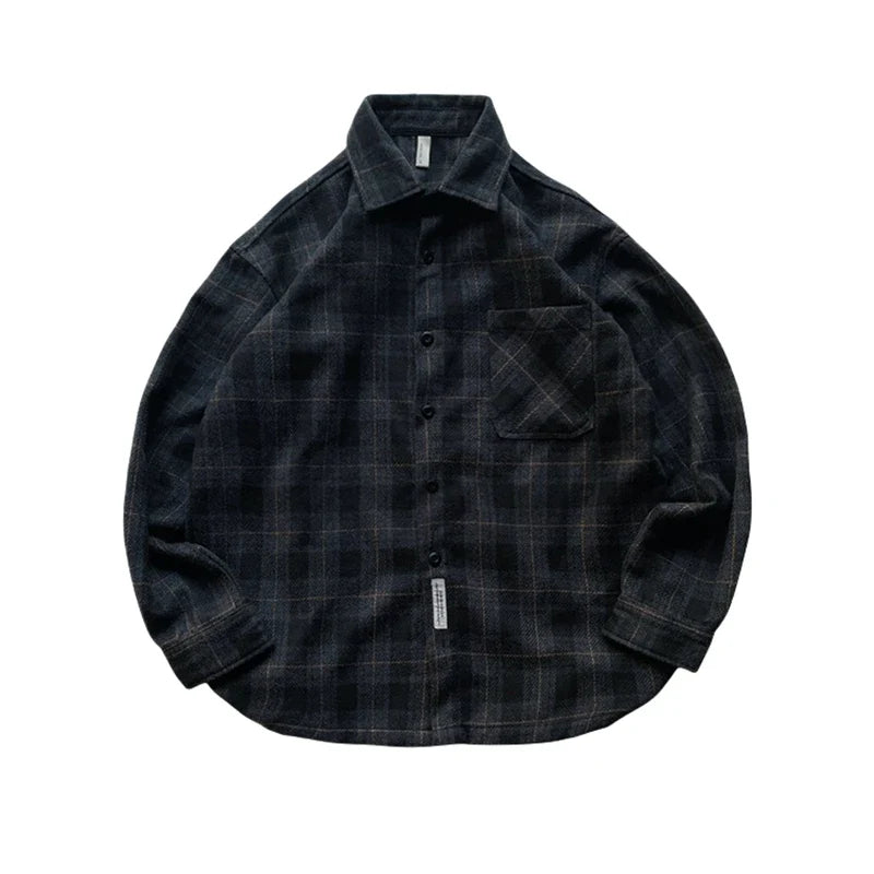 American Branded Streetwear Loose Cargo Long Sleeve Shirts - Premium Shirt from Craftklart Dropship - Just $44.60! Shop now at Craftklart.store