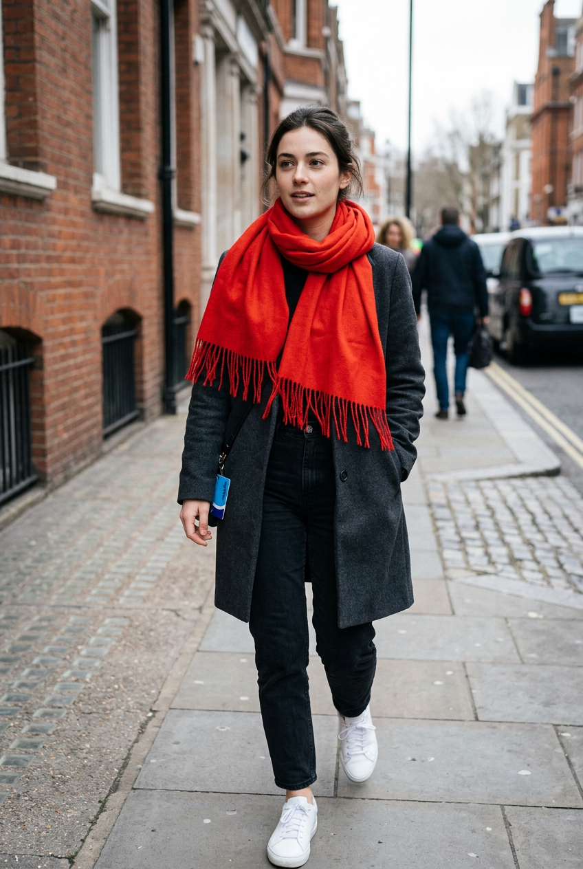 Stillline fringed scarf by Craftklart Dropship, soft woven design with decorative fringe details