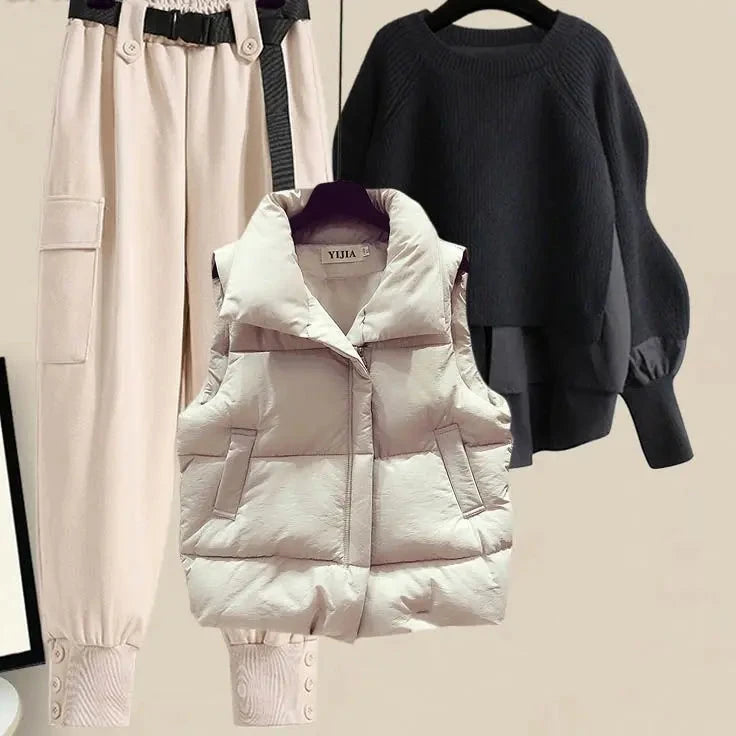 Women's Korean Winter New In Matching Set - Premium Set from Craftklart.store - Just $22.84! Shop now at Craftklart.store