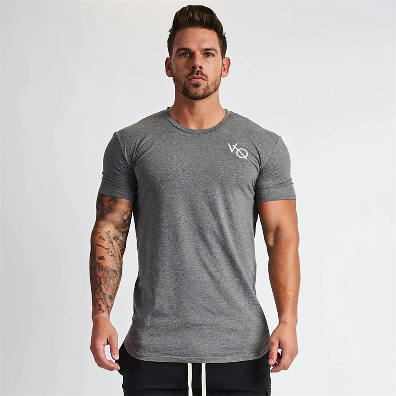 Cotton Slim Fitting Men's Sportswear T-shirt - Premium Activewear from Craftklart Dropship - Just $10.13! Shop now at Craftklart.store