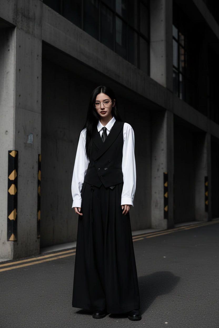 Structured Lapel Vest — Women's Slim Fit