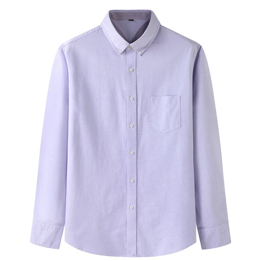 Men Shirt Oxford Cotton Loose High Quality Oversize 8XL - Premium Shirt from Craftklart Dropship - Just $19.99! Shop now at Craftklart.store