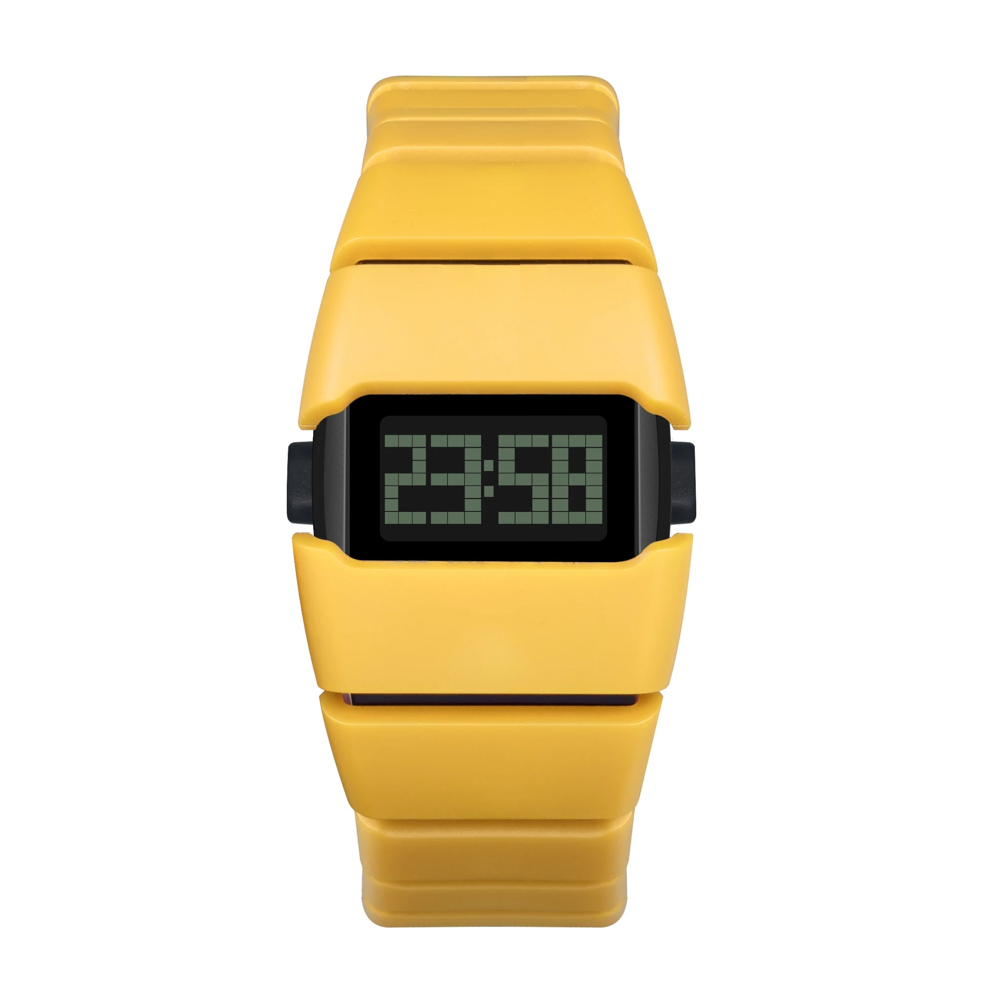 Digital sport watch with resin strap from Craftklart, featuring LED display and durable design for active wear.
