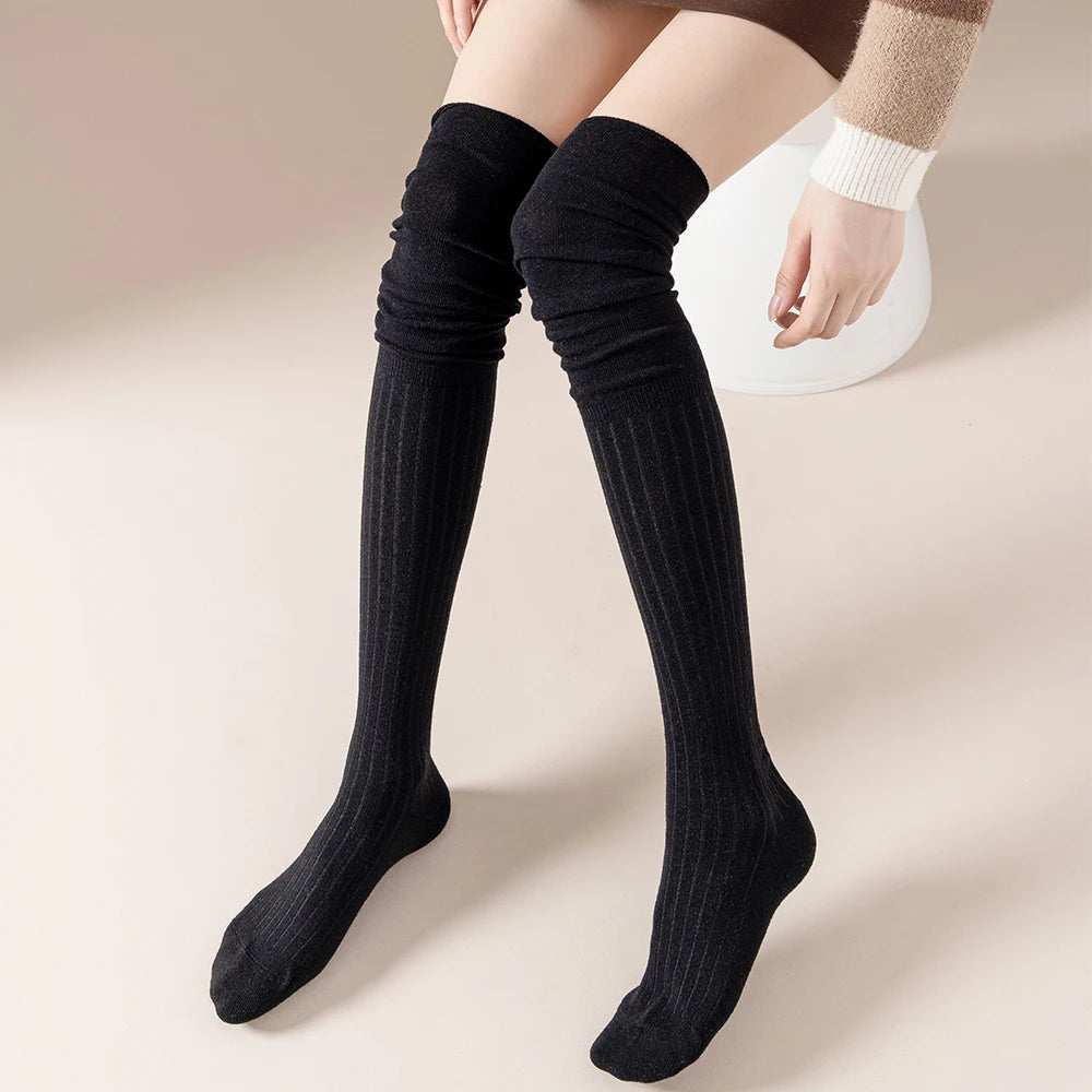 Autumn/Winter Women's Stockings Knee Thigh High Socks - Premium Socks from Craftklart Dropship - Just $1.98! Shop now at Craftklart.store