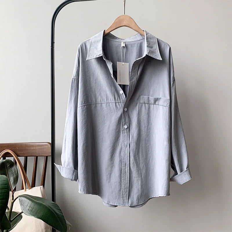 Women Korean Branded Stylish Loose Blouse - Premium shirt from Craftklart Dropship - Just $18.69! Shop now at Craftklart.store