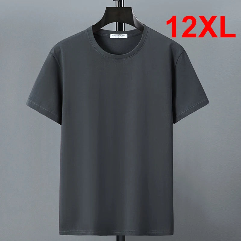 Summer Men's Cotton Shirts up-to 12XL - Premium T-Shirt from Craftklart Dropship - Just $18.68! Shop now at Craftklart.store