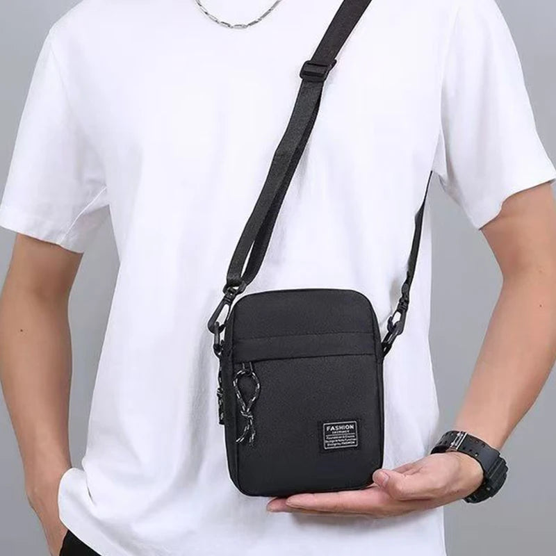 Craftklart Urban Crossbody Satchel Bag, unisex Oxford shoulder bag with adjustable strap and multiple compartments for everyday use.