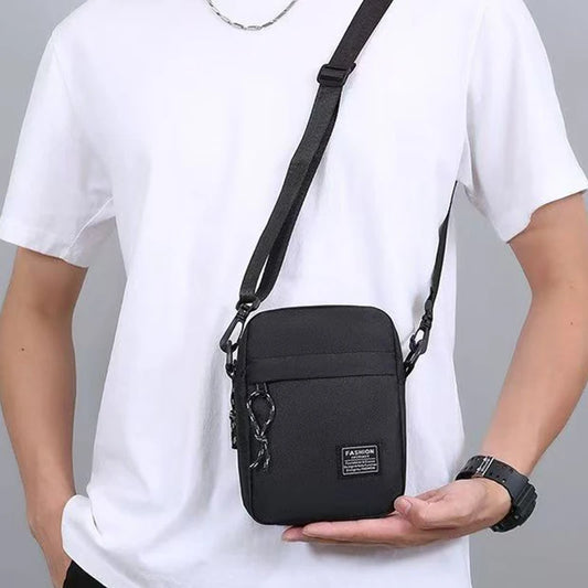 Craftklart Urban Crossbody Satchel Bag, unisex Oxford shoulder bag with adjustable strap and multiple compartments for everyday use.