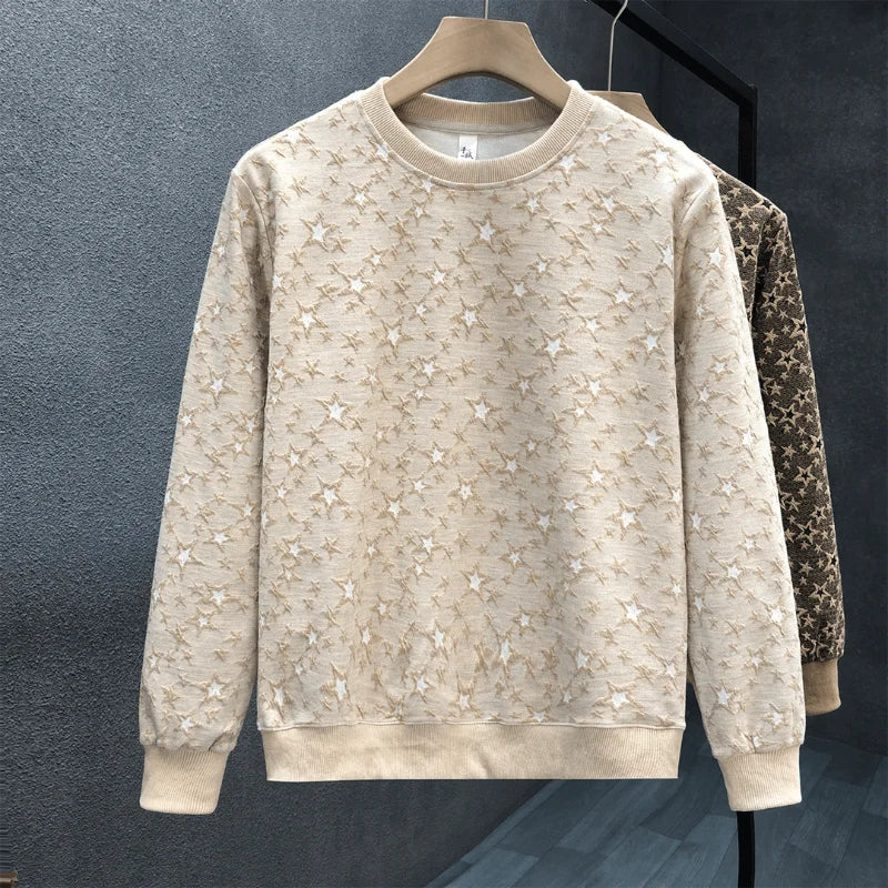 Men's Craftklart Dropship round neck urban sweater, stylish and comfortable men's sweater with a classic fit and modern design.