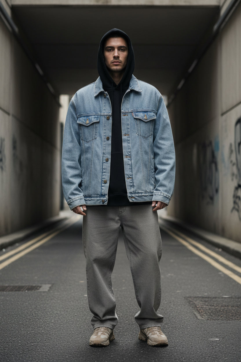 Craftklart baseball collar casual jacket with lightweight streetwear design, featuring a stylish collar and modern fit.