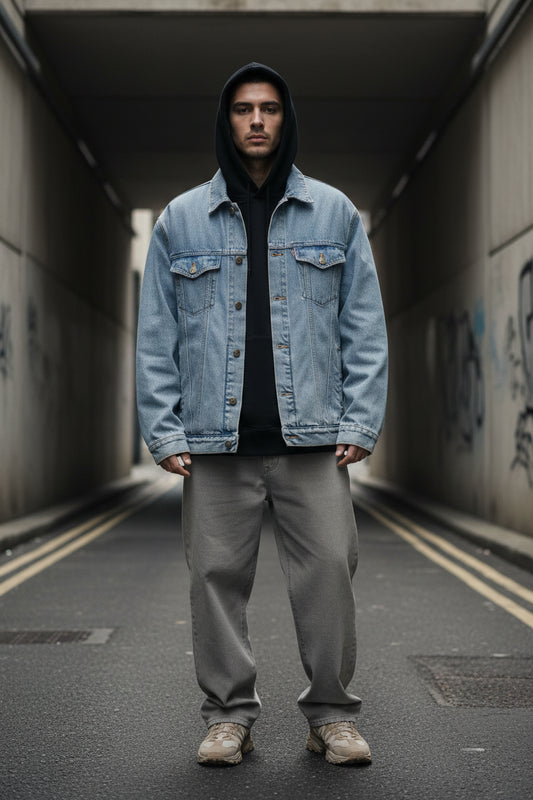 Craftklart baseball collar casual jacket with lightweight streetwear design, featuring a stylish collar and modern fit.