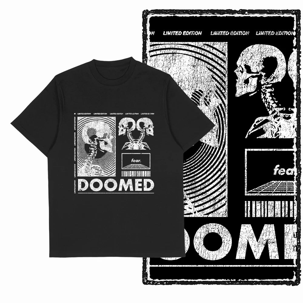 Urban Streetwear Retro Print Graphic Tee - Craftklart.store