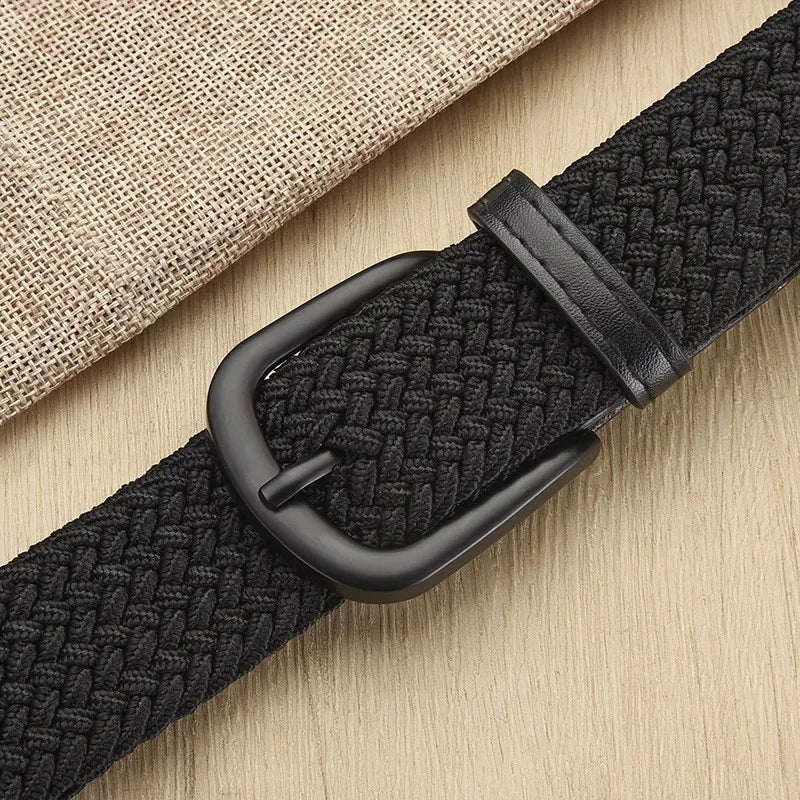 Men's Urban Casual Woven Elastic Belt