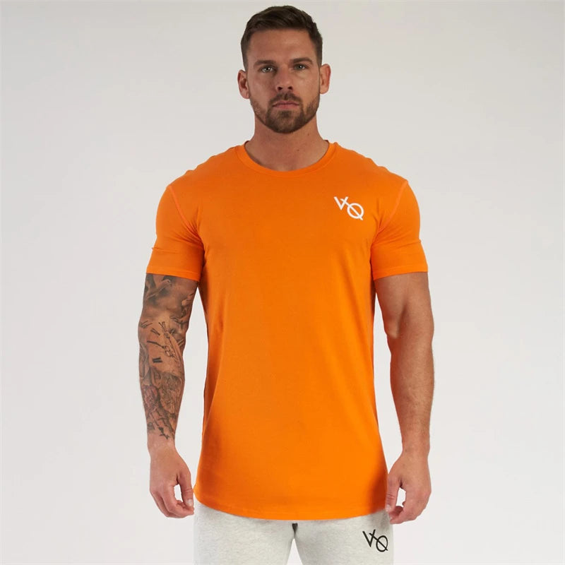 Cotton Slim Fitting Men's Sportswear T-shirt - Premium Activewear from Craftklart Dropship - Just $10.13! Shop now at Craftklart.store