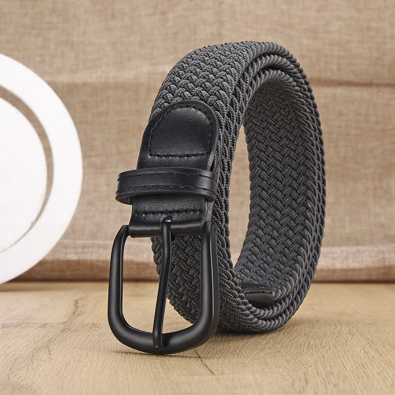 Men's Urban Casual Woven Elastic Belt