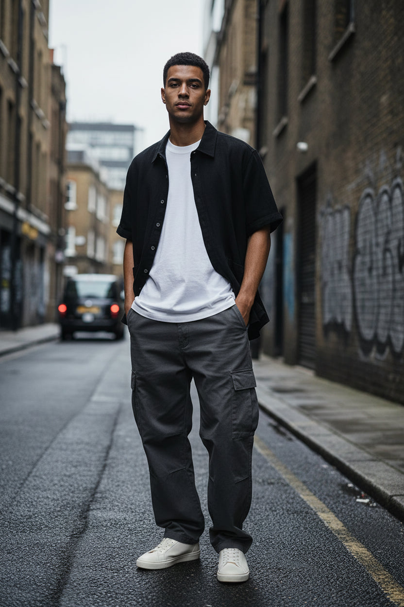 100% Linen Short Sleeve Shirt — Men's Summer Essential