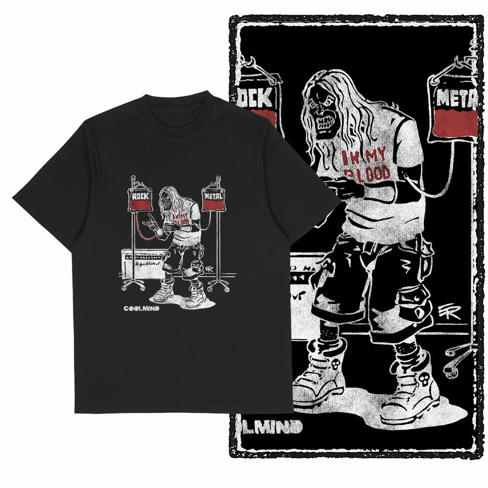 Urban Streetwear Retro Print Graphic Tee - Craftklart.store