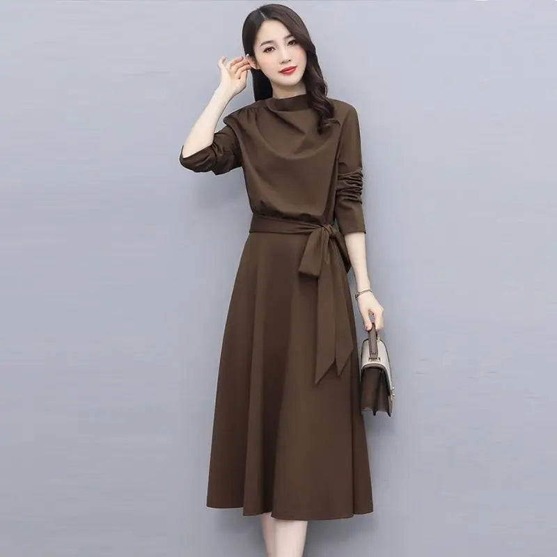 Women's Korean Elegant Midi Dress - Premium Dress from Craftklart Dropship - Just $13.98! Shop now at Craftklart.store