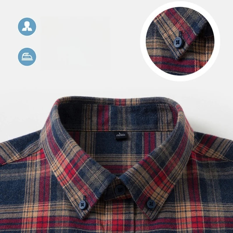 100% Cotton Flannel Urban Men's Shirt