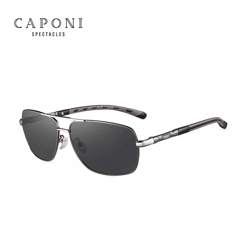 CAPONI Photochromic Men's Sunglasses Polarized - Premium Sunglasses from Craftklart.store - Just $31.05! Shop now at Craftklart.store