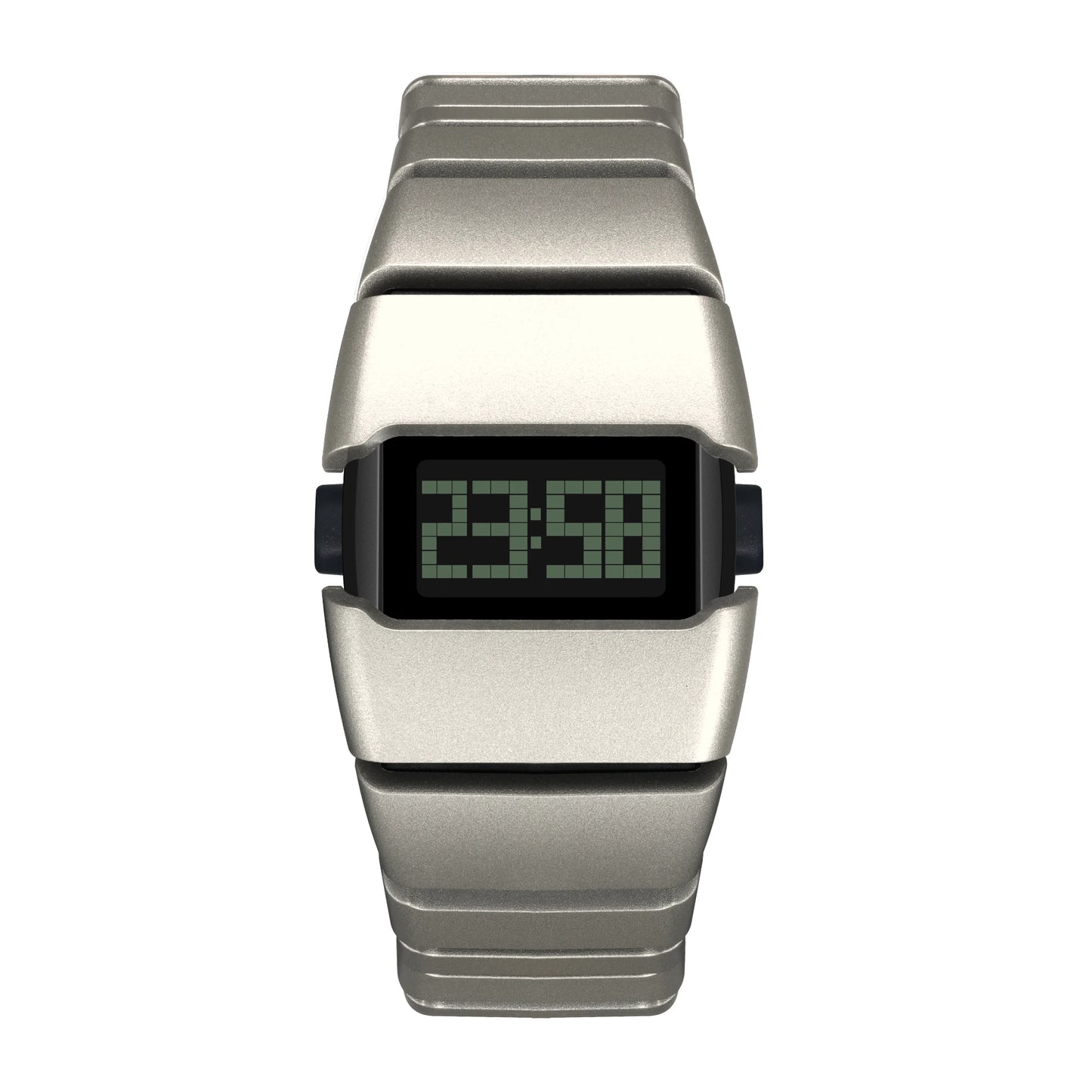 Digital sport watch with resin strap from Craftklart Dropship, featuring LED display and sporty design.
