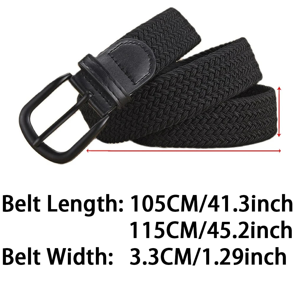 Men's Urban Casual Woven Elastic Belt