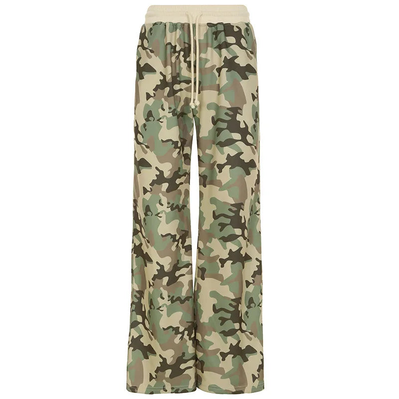 Camouflage Two-piece Street Sports Set