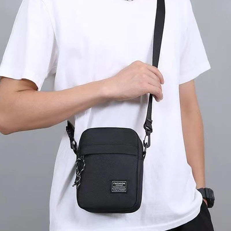 Craftklart Urban Crossbody Satchel Bag in unisex Oxford style, featuring a sleek shoulder strap and compact design for everyday use.