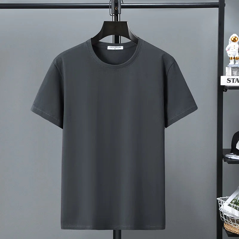 Summer Men's Cotton Shirts up-to 12XL - Premium T-Shirt from Craftklart Dropship - Just $18.68! Shop now at Craftklart.store