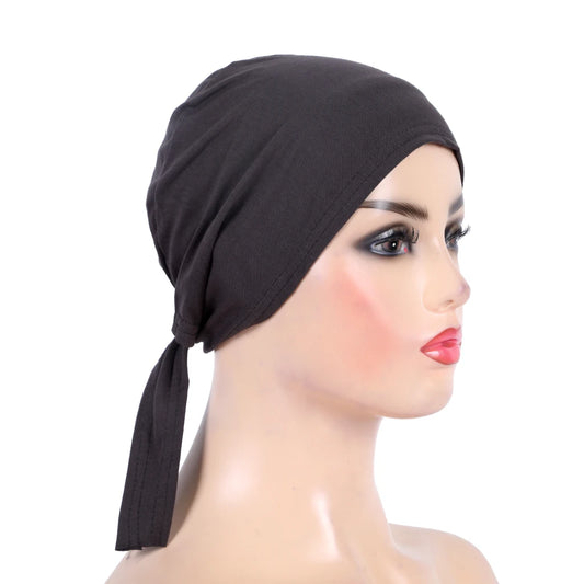 Women Cotton Head Scarf Under Hijab Bonnet