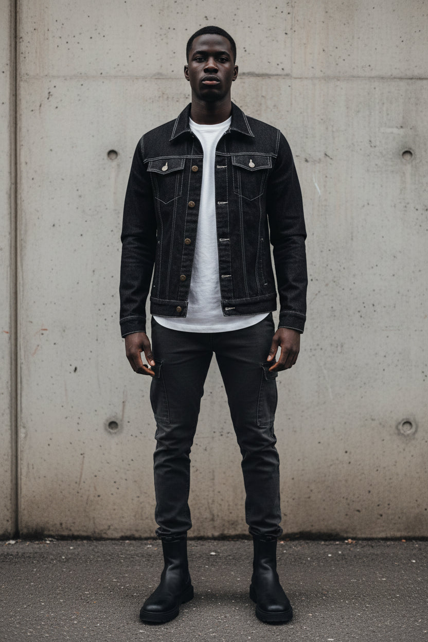 Craftklart baseball collar casual jacket featuring a lightweight streetwear design with a stylish, relaxed fit and modern details.
