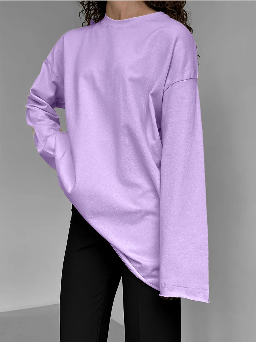 Oversized Cotton Tee — Women's