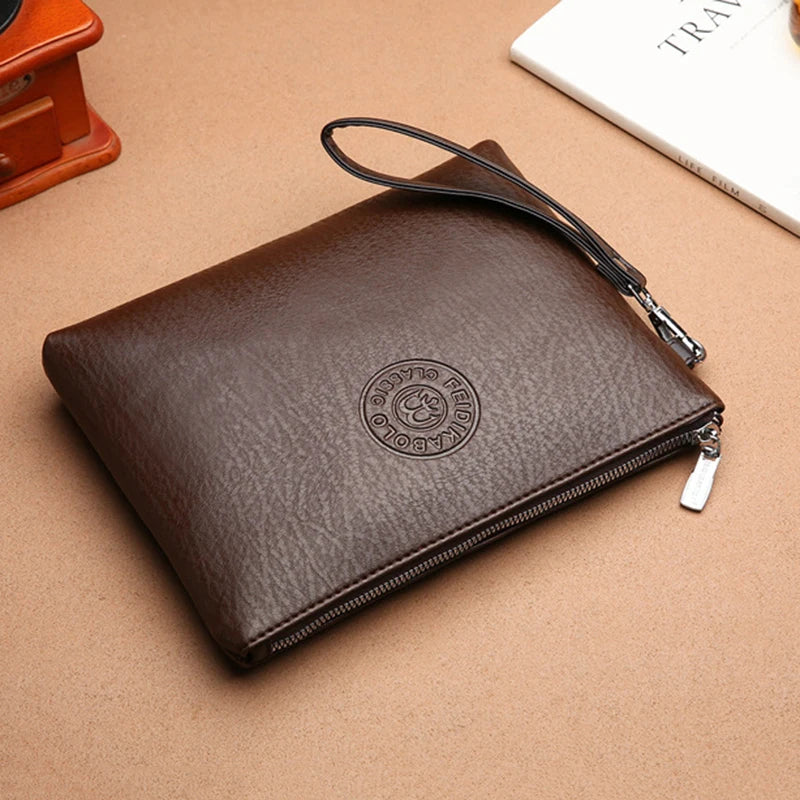 New PU Leather Business Style Men's Clutch - Premium Handbags from Craftklart Dropship - Just $13.99! Shop now at Craftklart.store