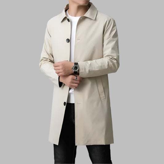 Men's Urban Long Trench Coat Jacket