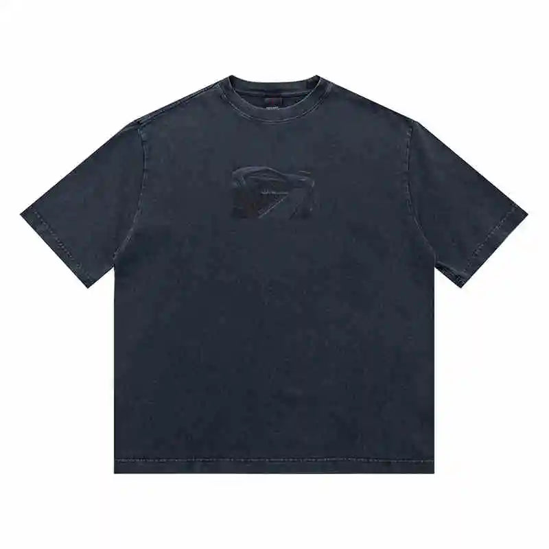 Men's Streetstyle Distressed Washed Oversized T-Shirt - Premium T-Shirt from Craftklart Dropship - Just $39! Shop now at Craftklart.store