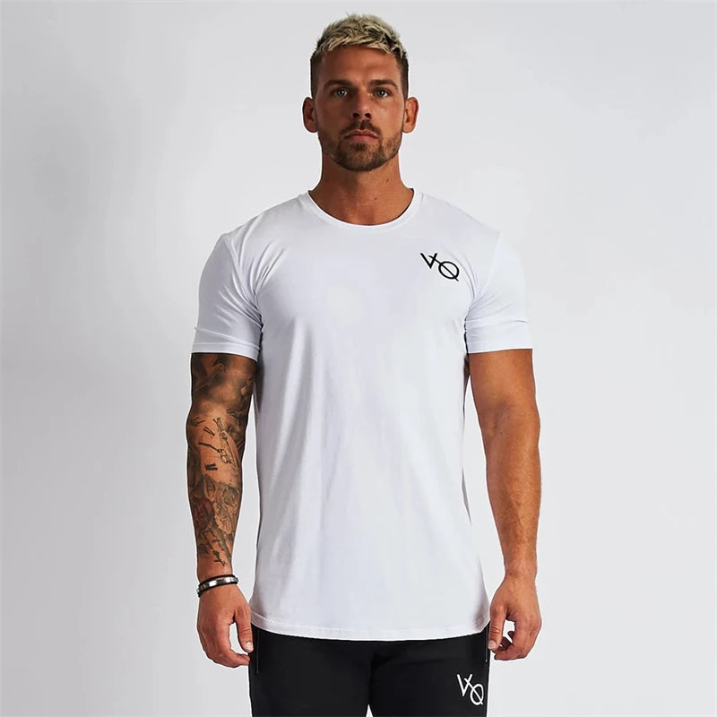 Cotton Slim Fitting Men's Sportswear T-shirt - Premium Activewear from Craftklart Dropship - Just $10.13! Shop now at Craftklart.store