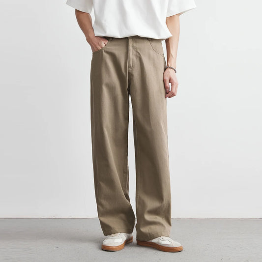 Men's American Retro Washed Casual Pants