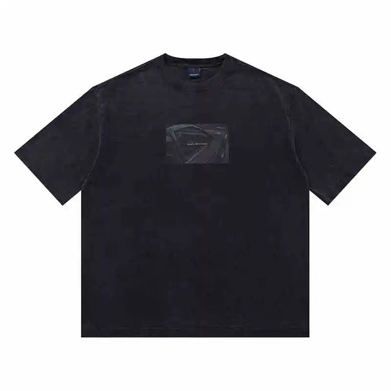 Men's Streetstyle Distressed Washed Oversized T-Shirt - Premium T-Shirt from Craftklart Dropship - Just $39! Shop now at Craftklart.store