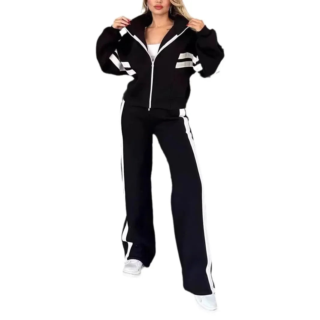 Urban Casual Y2k Tops Tracksuit Set