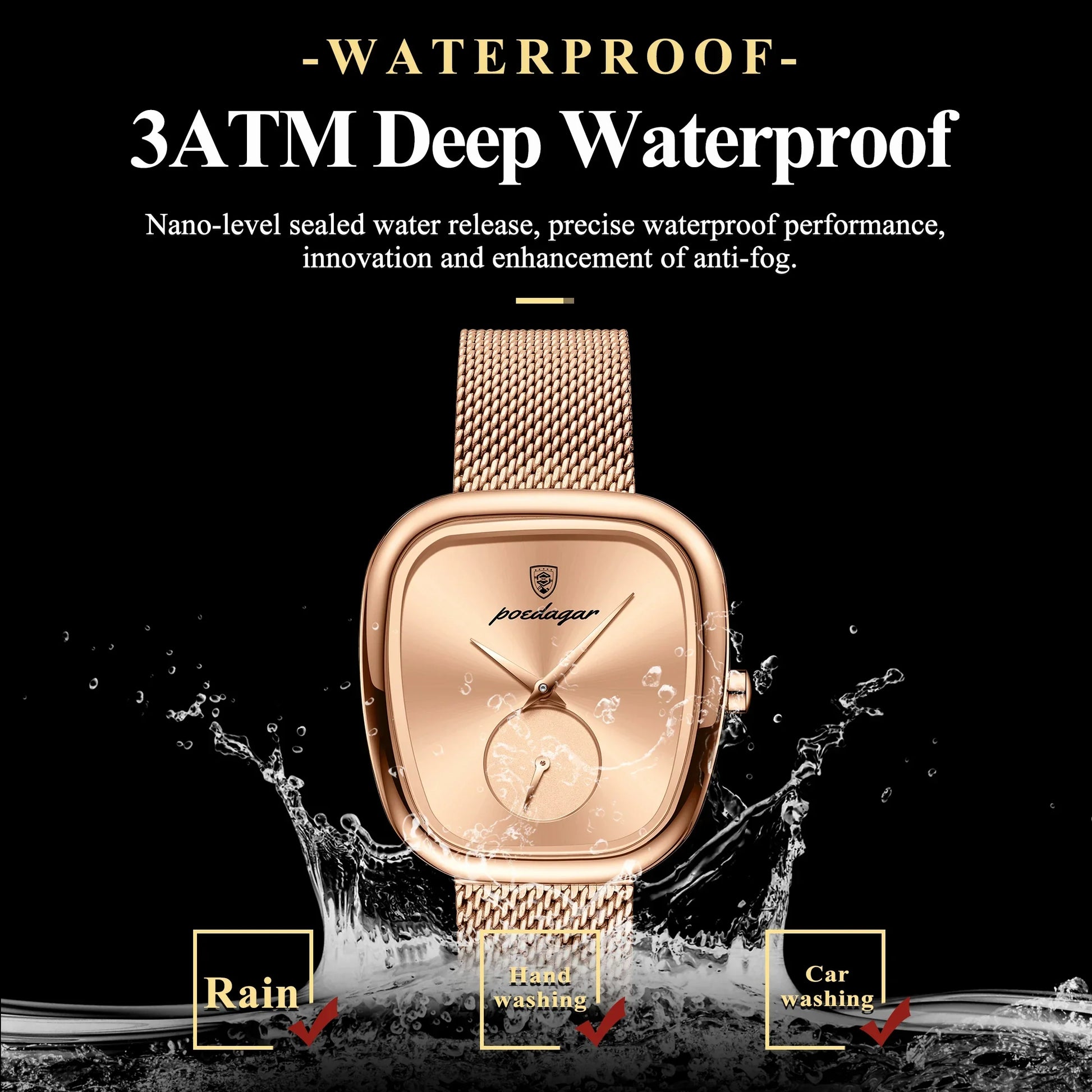 Elegant Ladies Watch Stainless Steel Quartz - Premium Watches from Craftklart Dropship - Just $19.85! Shop now at Craftklart.store