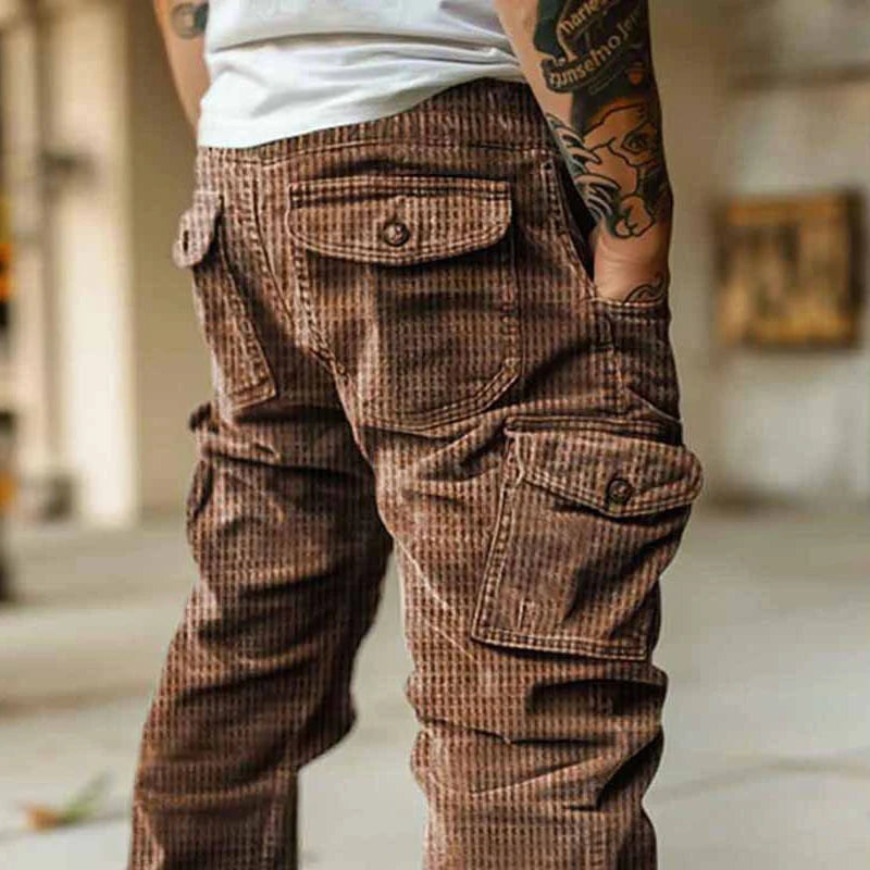 Stylish Straight Streetwear Cargo Pants Men