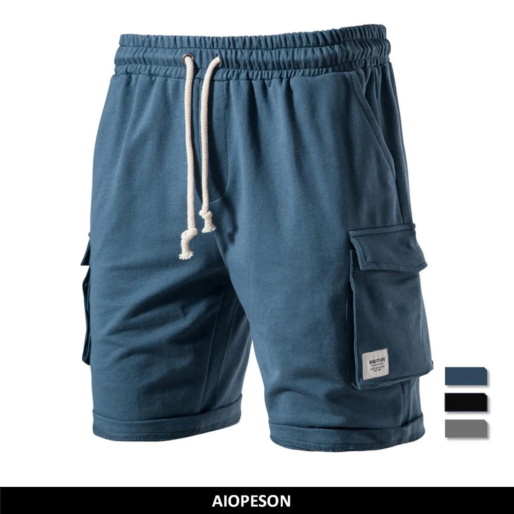 Men's Comfy Branded Cotton Shorts - Premium Shorts from Craftklart Dropship - Just $15.56! Shop now at Craftklart.store