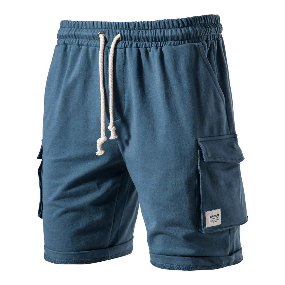 Men's Comfy Branded Cotton Shorts - Premium Shorts from Craftklart Dropship - Just $15.56! Shop now at Craftklart.store