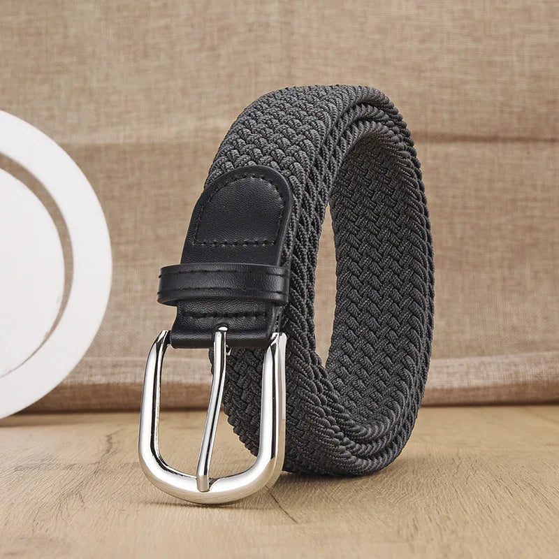 Men's Urban Casual Woven Elastic Belt