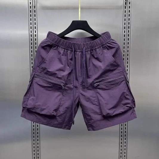 Men's Retro  Drawstring Multi Pocket Cargo Shorts - Premium Cargo Shorts from Craftklart Dropship - Just $14.89! Shop now at Craftklart.store